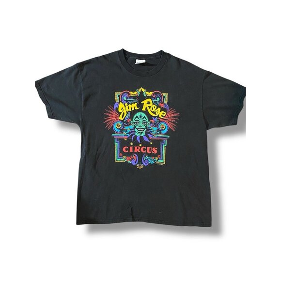 Vintage Jim Rose Circus T-Shirt Mens Size XL Black Nice Man Tag Tee Made In USA - Picture 1 of 8